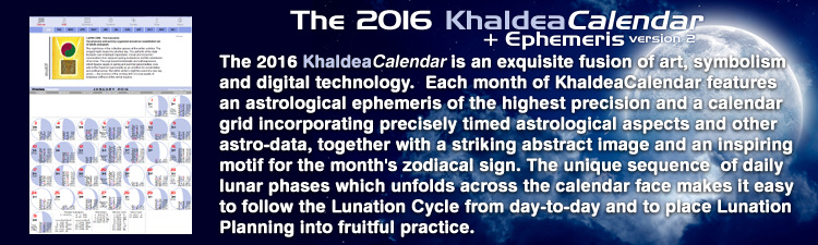 2016 Khaldea Calendar
